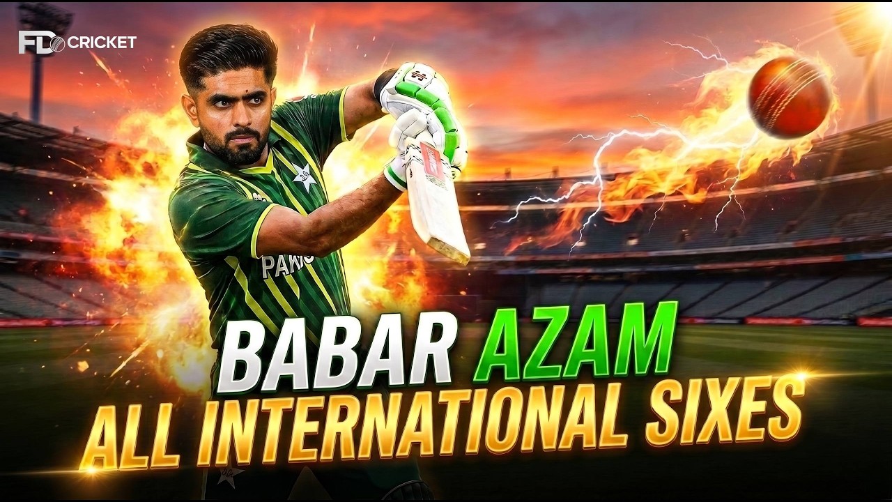 Babar Azam 👑 | Все международные шестерки (2015&ndash;2025) | FD Cricket