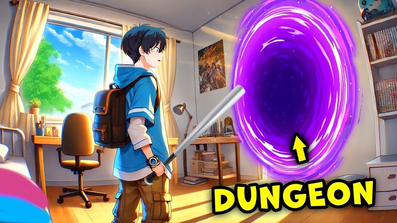 El PERDEDOR consigue su PROPIA DUNGEON en casa donde SOLO EL puede SUBIR DE NIVEL | Manhwa Resumen