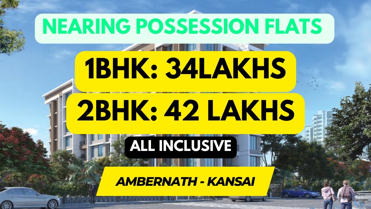 Call: 8055855866 | Patel’s Eirene @ Kansai, Ambernath | Nearing Possession 1 BHK @ 34L, 2 BHK @ 42L
