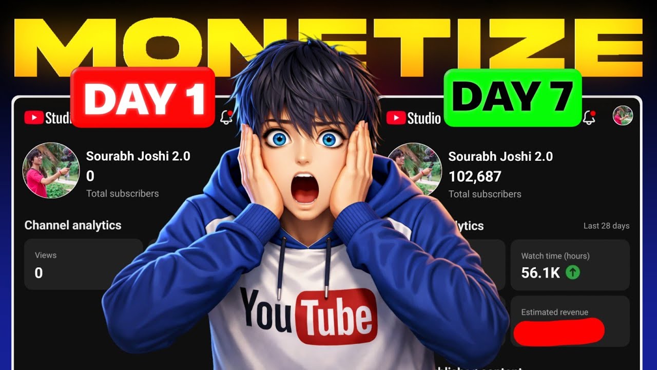 7 Days Copy Paste Shorts Challenge 0 to 100K Subscribers ( 🤑Monetized🤑 )