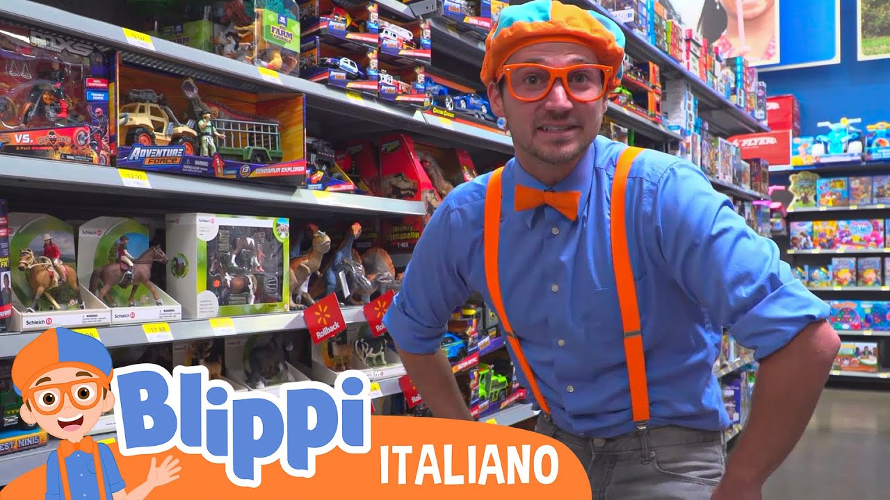 Impariamo i colori al negozio di giocattoli | Blippi in Italiano | Video educativi per bambini