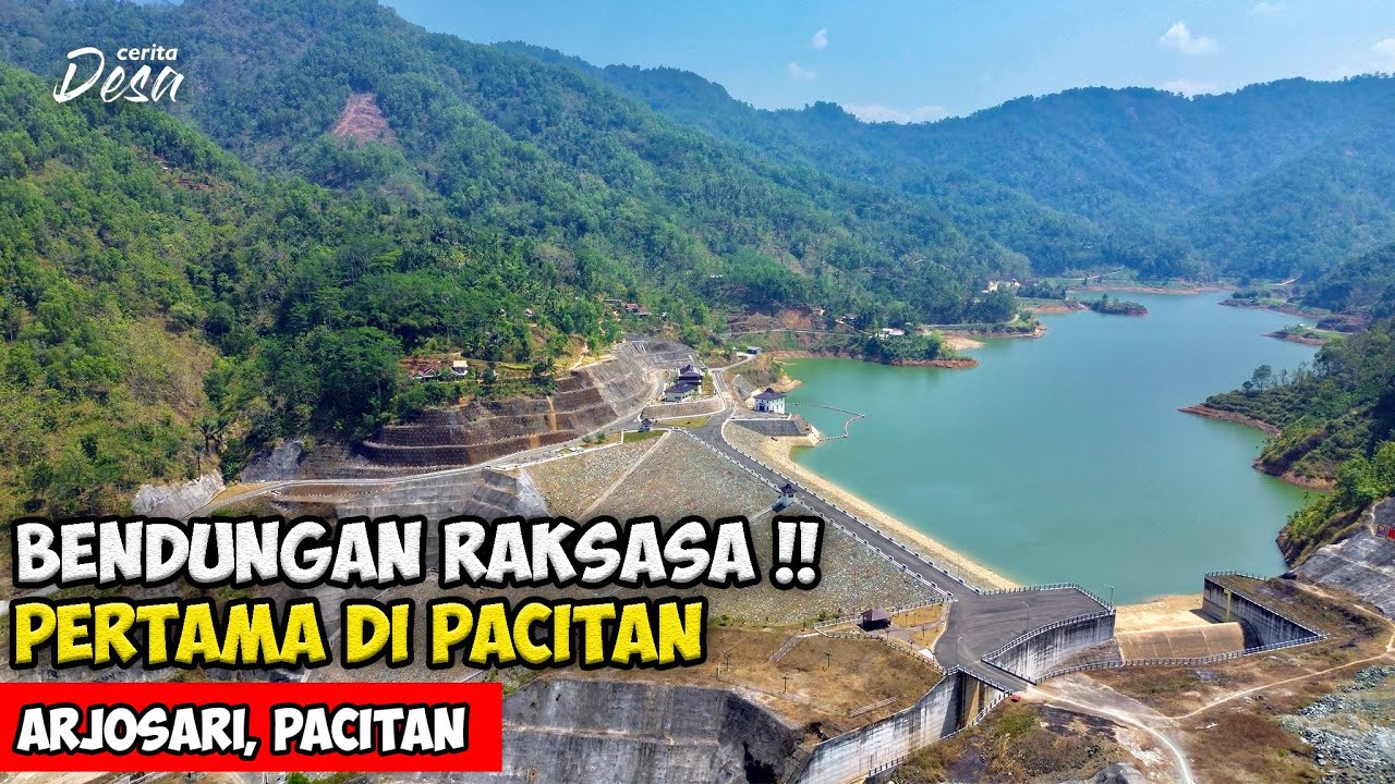 BENDUNGAN RAKSASA PACITAN !! SUASANA DESA SEKITAR BENDUNGAN TUKUL - Cerita Desa Karanggede, Pacitan