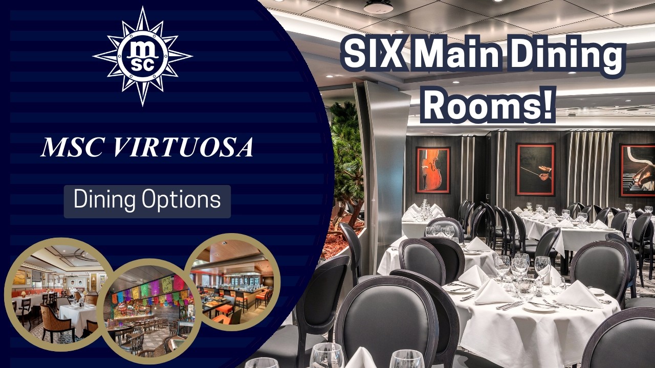 Everywhere To Dine On MSC Virtuosa From Complementary to Contemporary