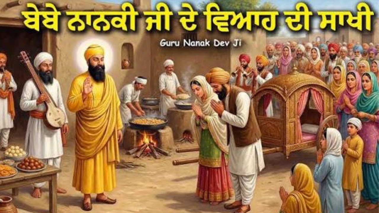 ਬੇਬੇ ਨਾਨਕੀ ਜੀ ਦੇ ਵਿਆਹ ਦੀ ਸਾਖੀ.. SHRI GURU NANAK DEV Ji 🙏🙏 Part-2 
