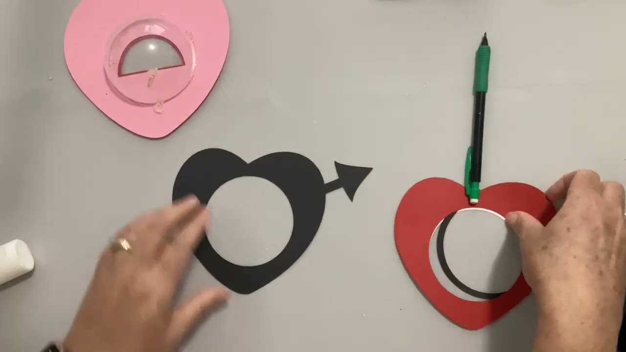Dome Candy Holder Cards for Valentines Day