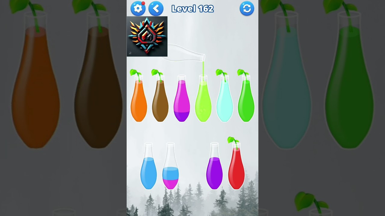 Water Sort Level 161 to Level 165