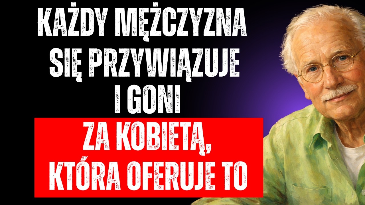 KAŻDY MĘŻCZYZNA PRZYWIĄZUJE SIĘ I ZACZYNA GONIĆ ZA KOBIETĄ, KTÓRA OFERUJE TO | Carl Jung