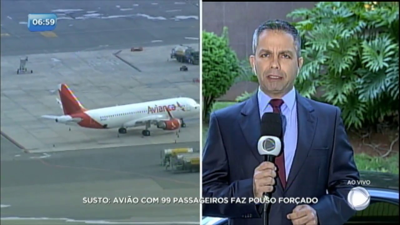 Avião com 99 passageiros faz pouso forçado em Brasília