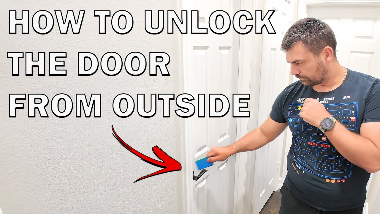 Как открыть внутреннюю дверь снаружи