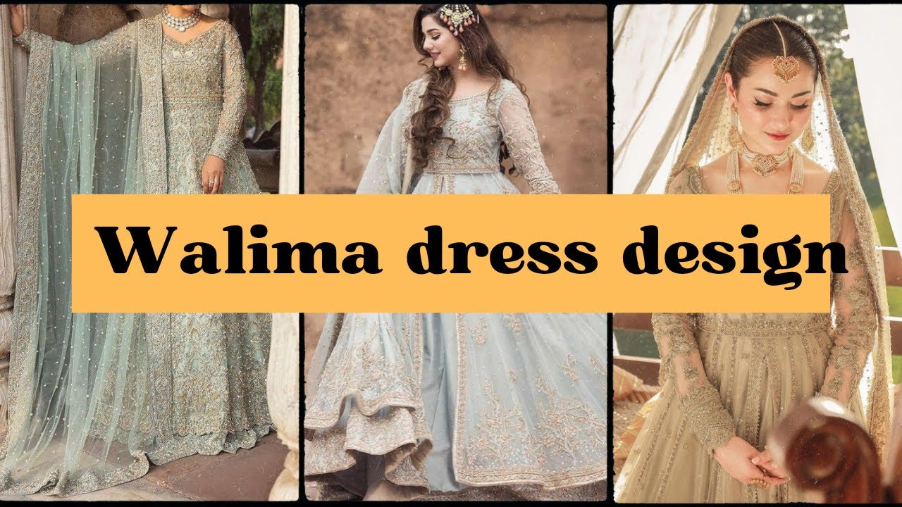 Walima dress design! Top pakistani bridal dresses! Walima dress