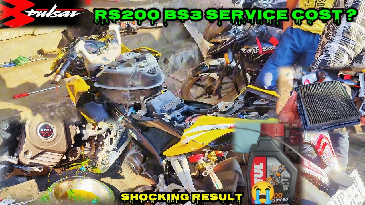 Pulsar Rs200 || Problem 😭 || Maintenance || Service cost 🔥