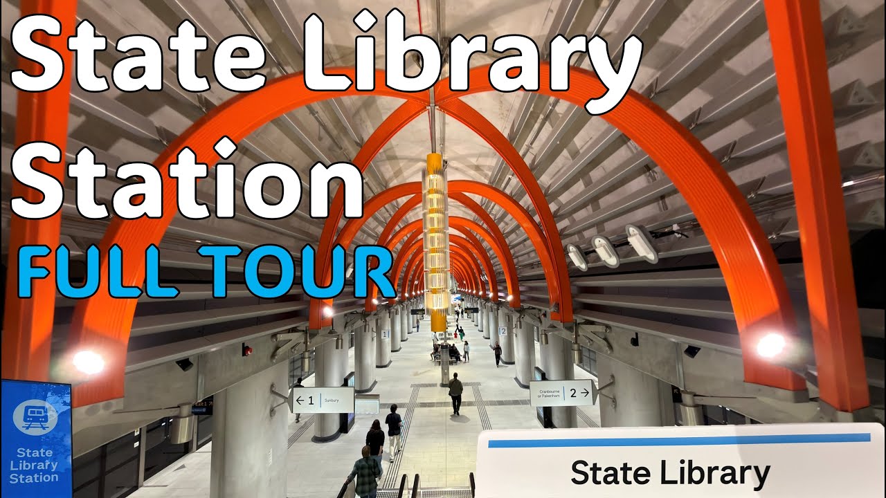 State Library Station FULL TOUR - Metro Tunnel