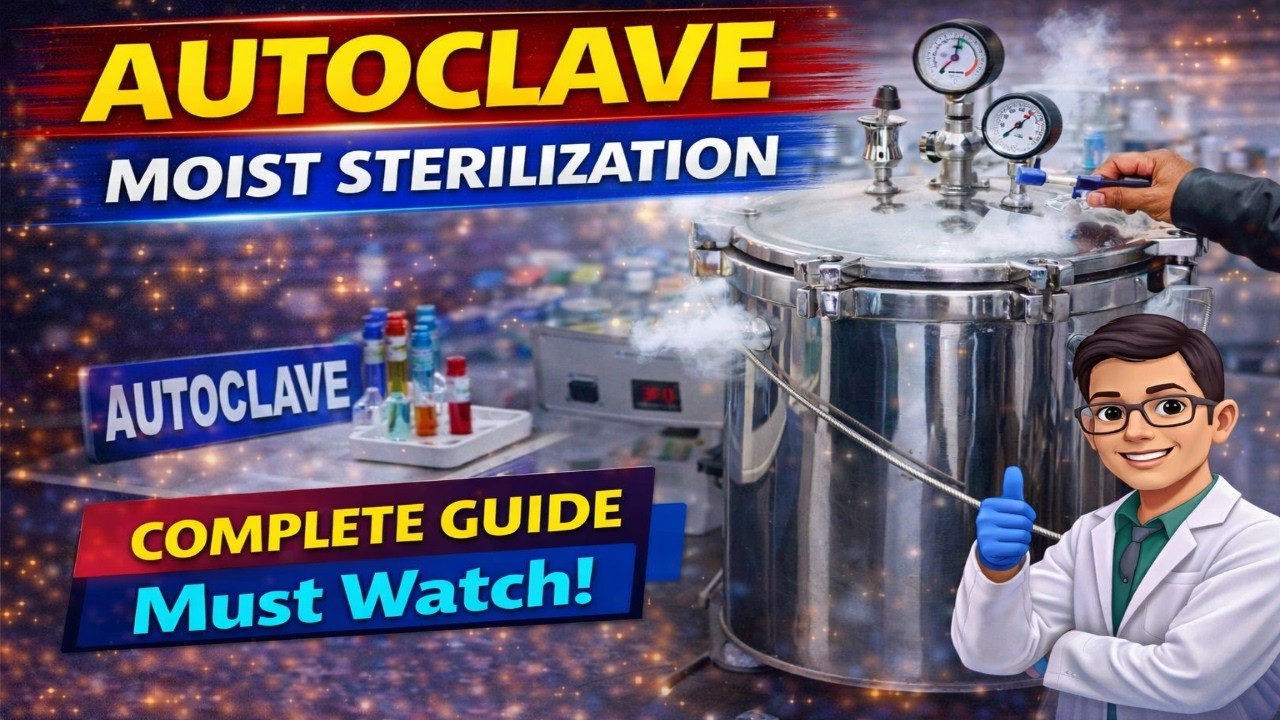Autoclave | Moist sterilisation | Microbiology Lab