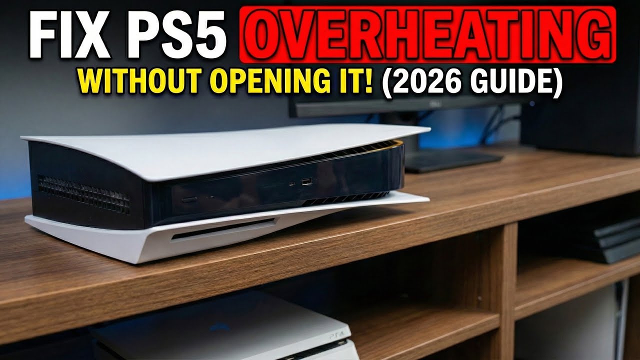 How to Fix PS5 Overheating without opening it (2026 Guide)