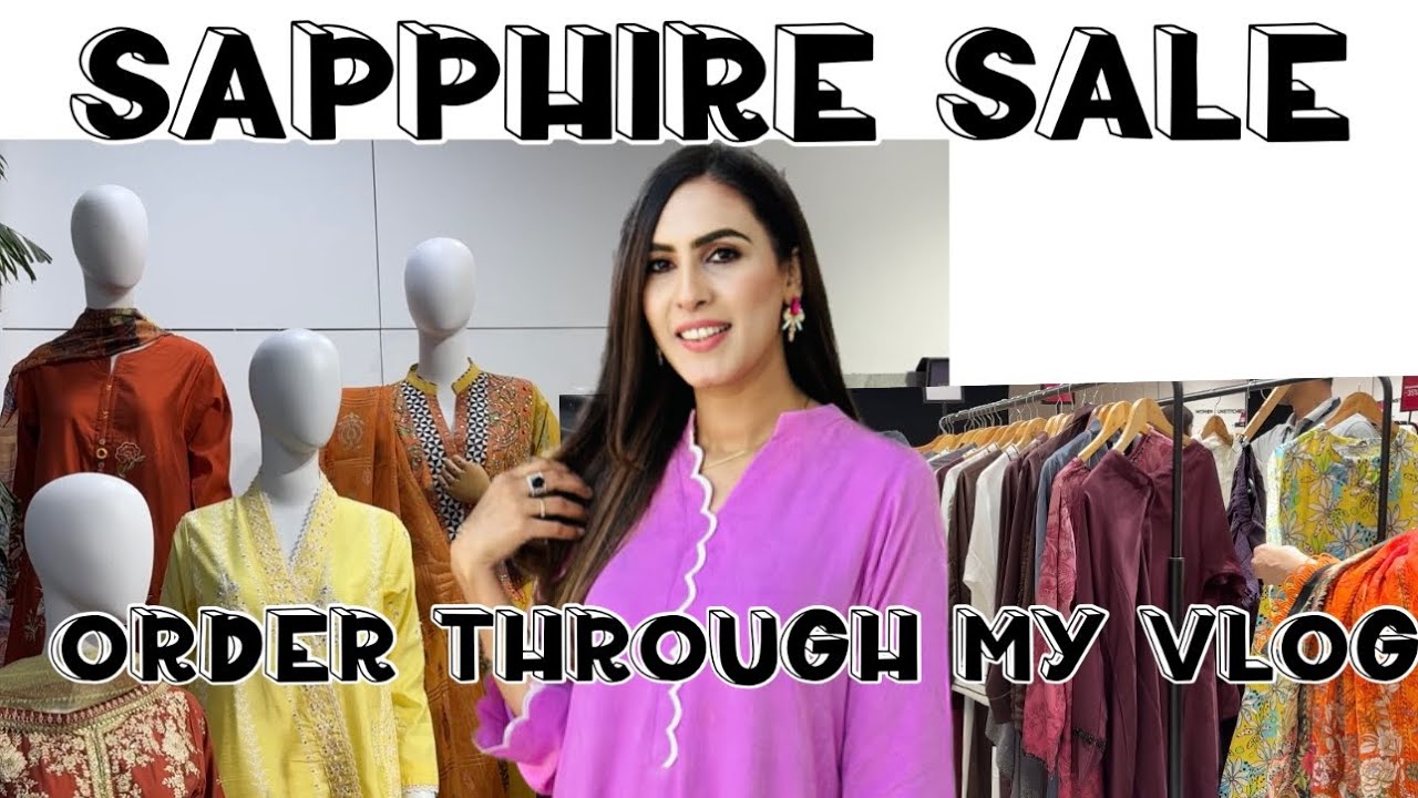 Sapphire SALE/ 35-50 % off/ order through my page #shoppingvlog #sapphire