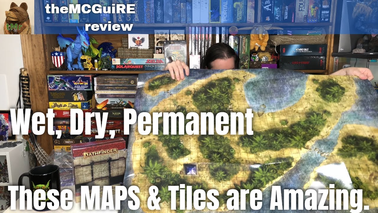 Pathfinder & Starfinder Wet, Dry, Erase MAPS and FLIP TILES are EXCELLENT