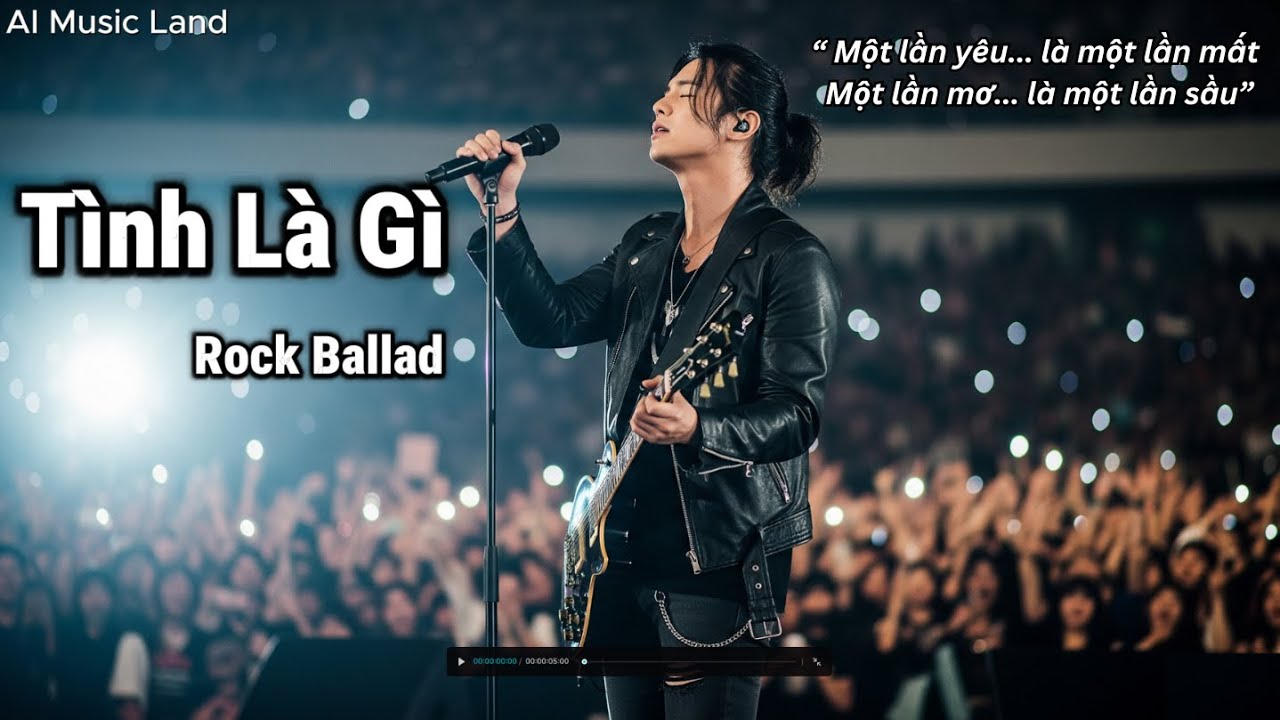 T&igrave;nh L&agrave; G&igrave; - L&agrave;m Tim Ta Đau M&atilde;i | Rock Ballad Lyrics Video
