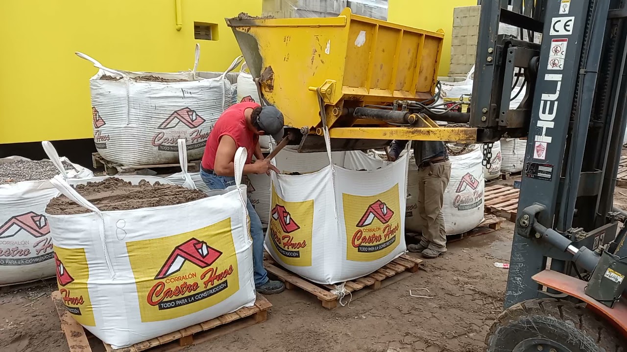 trabajo de embolsado de Arena ! material lavado de primera Calidad.     27-03-21