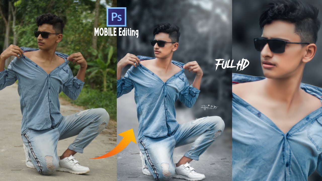 Professional photo editing and skin retouching in photoshop mobile | Ps touch photo editing |
