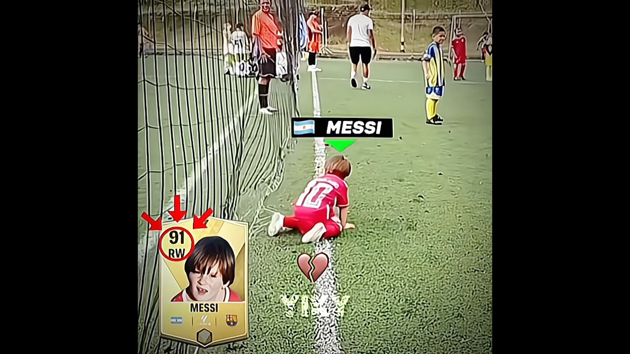 Lionel Messi x First Red Card Skills🤣🔥
