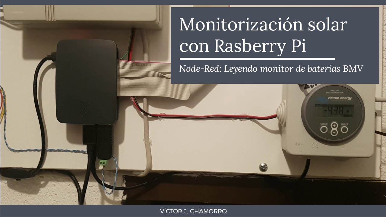 Node-RED: Monitorizar la instalación solar con Raspberry - Monitor de baterías Victron BMV