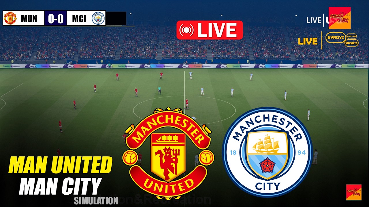 🔴eFootball PES : Manchester United vs Manchester City | eFootball PES 2021 SImulation Gameplay