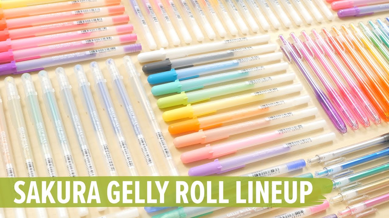 Sakura Gelly Roll Lineup
