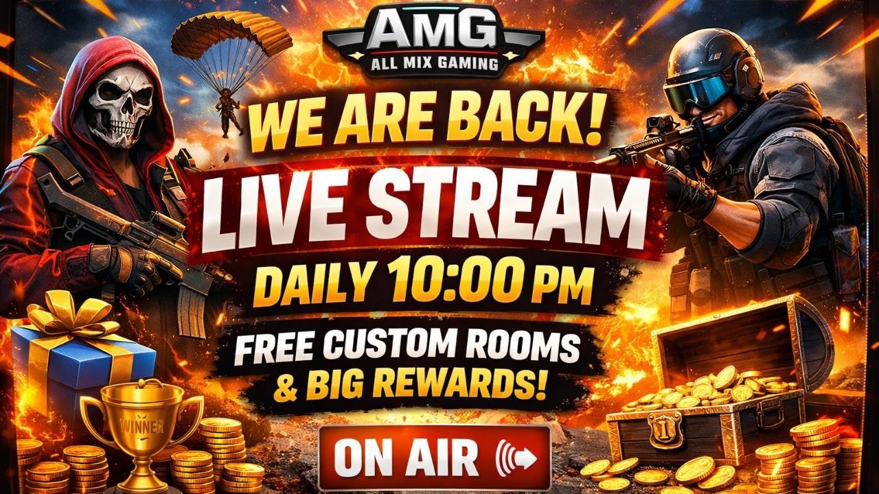 [AMG] IS LIVE | FREE FIRE LIVE ROOMs GIVEAWAYS#freefire