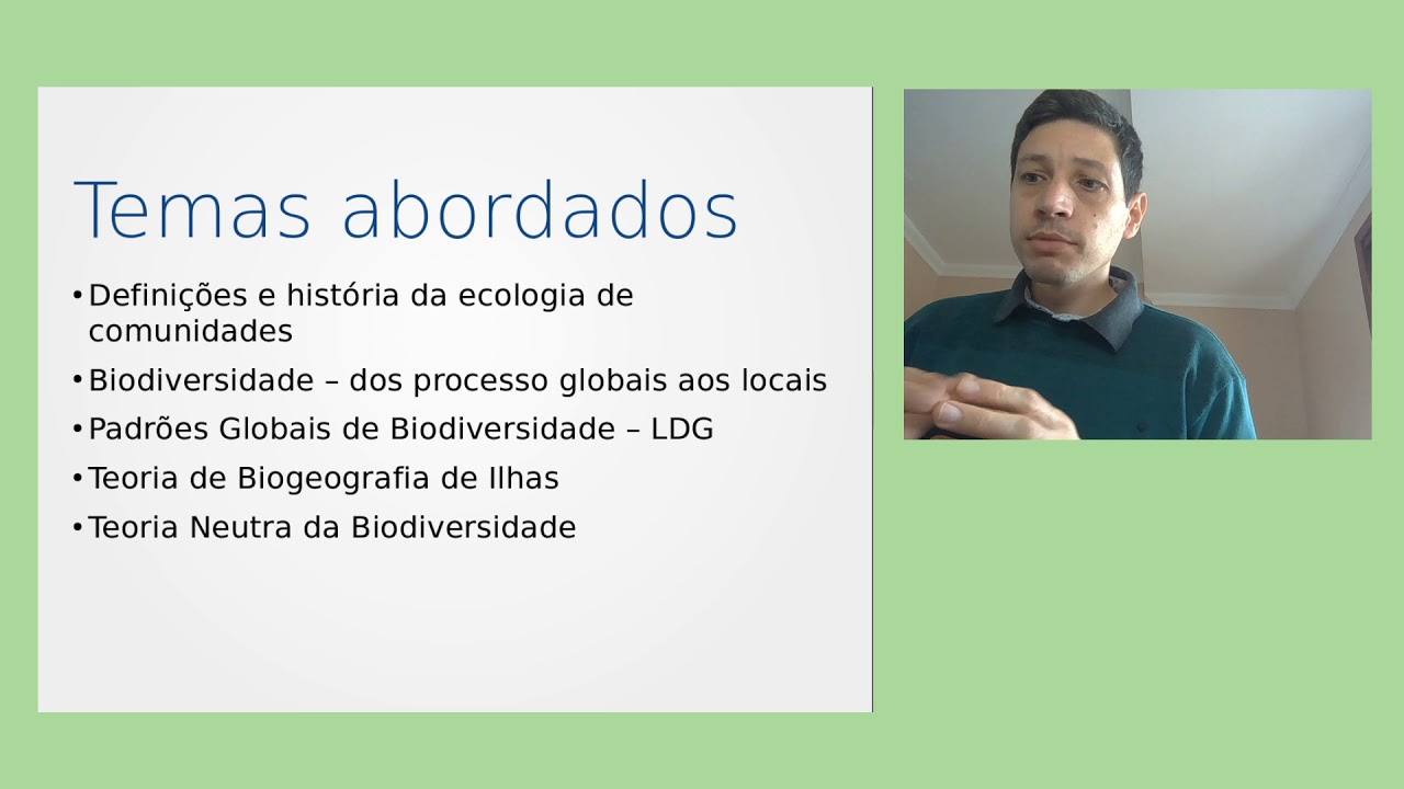 Eco comunidades - Apresentação da disciplina