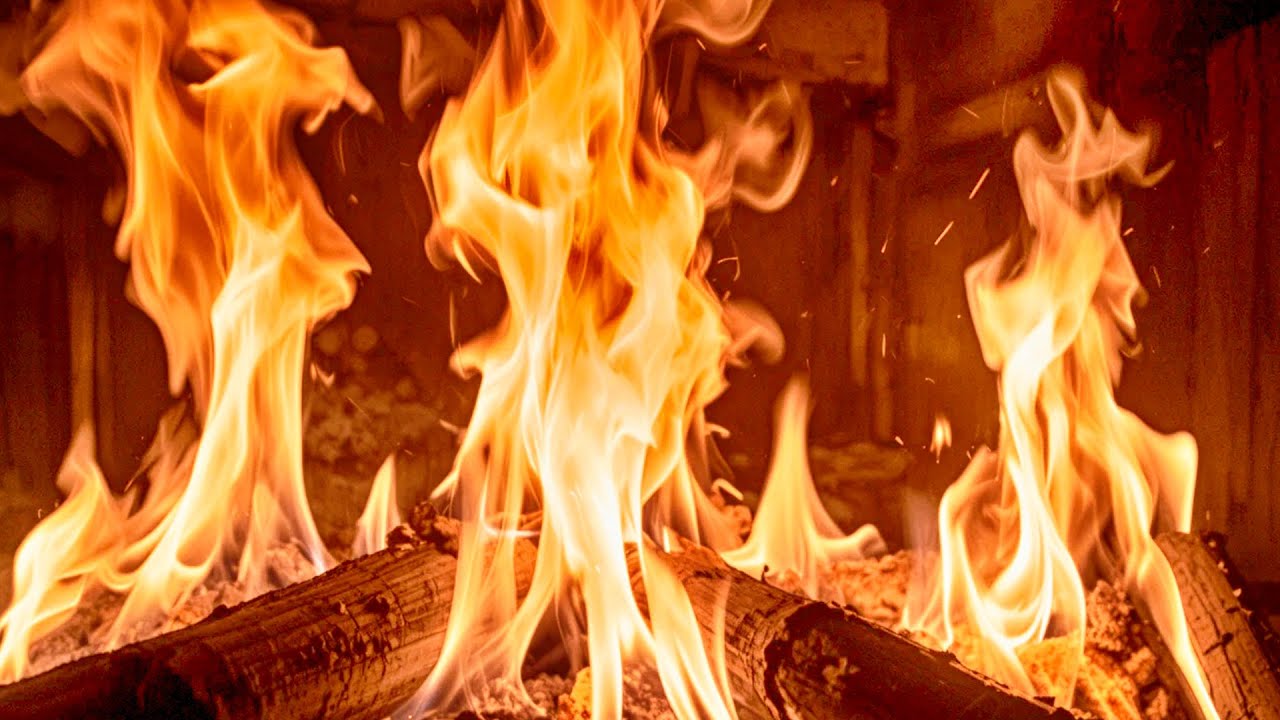 Cozy Fireplace with Relaxing Piano Music ❄️ Perfect for Sleep, Meditation, Reading & Stress Relief