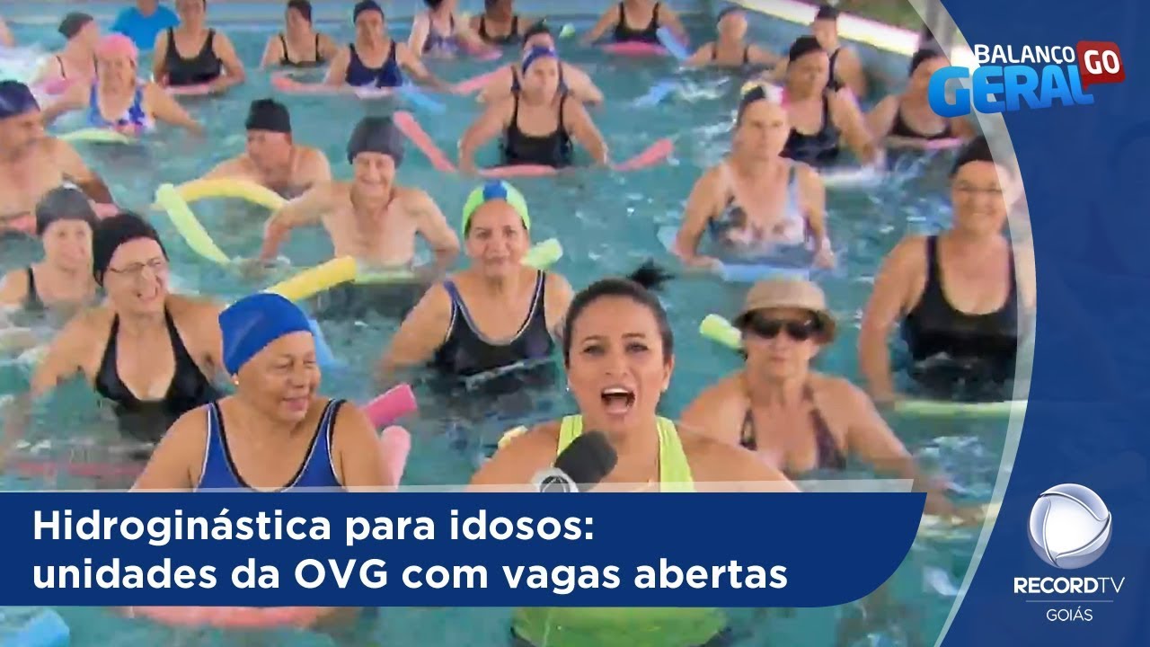 Hidroginástica para idosos: unidades da OVG com vagas abertas