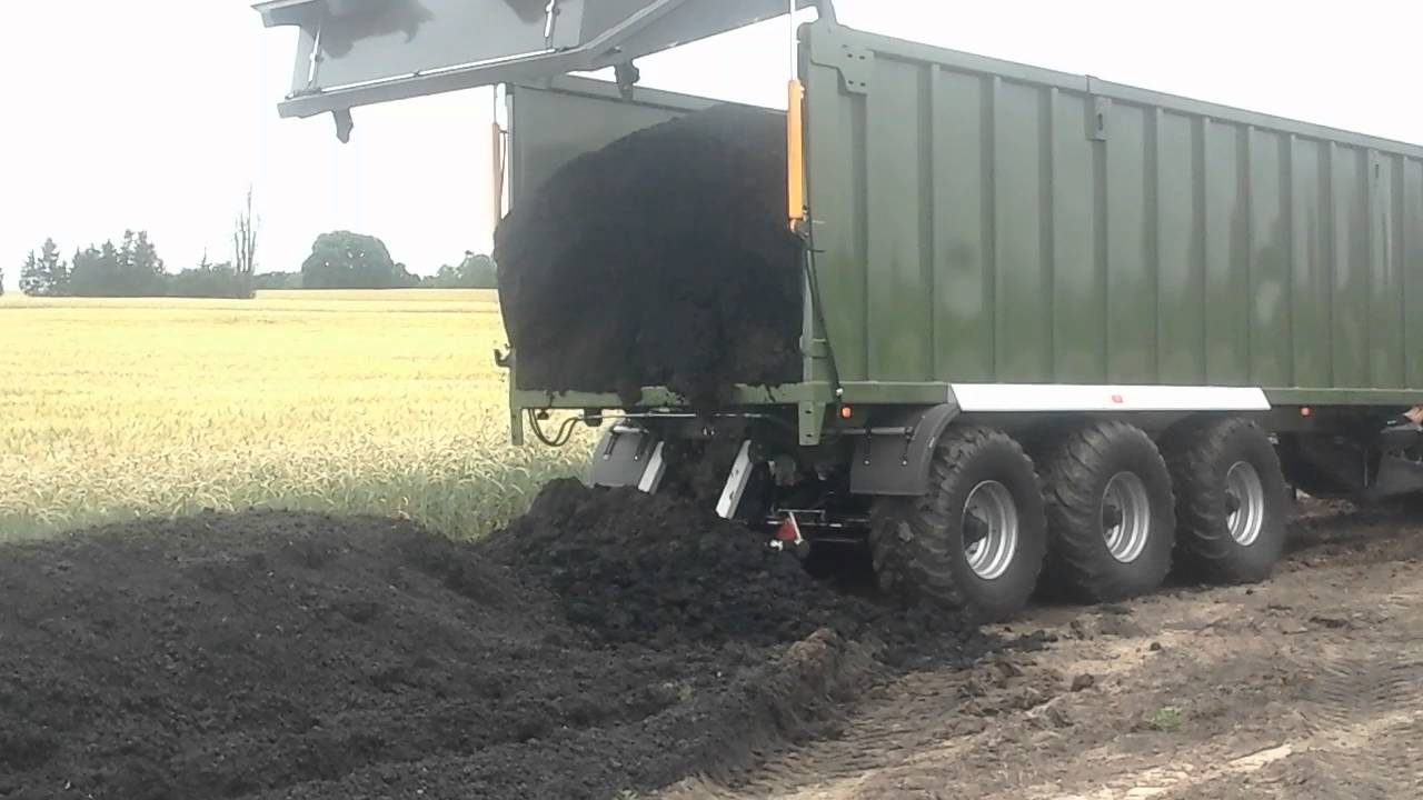 Wywóz  osadu Gubin Atlant , New Holland t 7.260, Kobzarenko