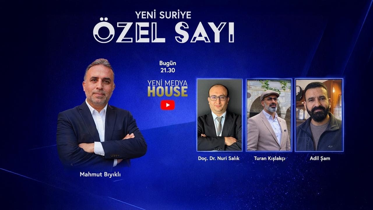 Yeni Suriye i&ccedil;in &Ouml;zel bir Sayı ! Mahmut Bıyıklı misafirleri ile kayıt altına alıyor