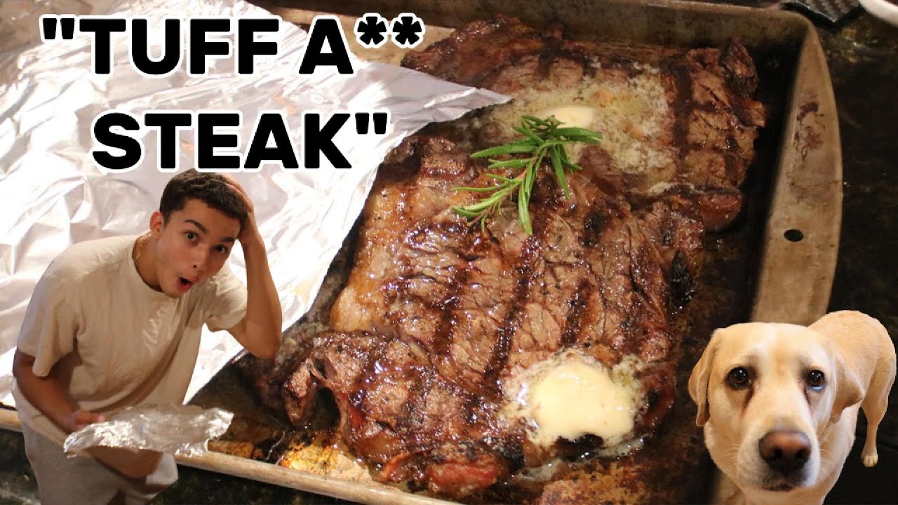 Making steak w future master chef contestant (GONE REALLY RIGHT )