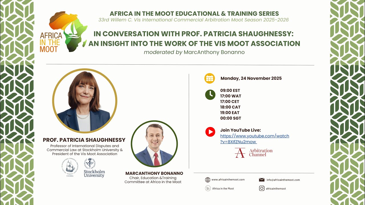 Africa in the Moot | AN INSIGHT INTO THE WORK OF THE VIS MOOT ASSOCIATION