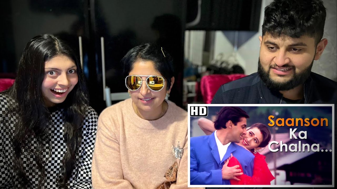 Saanson Ka Chalna Dil Ka Machalna | Jeet Songs | Salman Khan | Karisma Kapoor - 🇬🇧 Reaction!