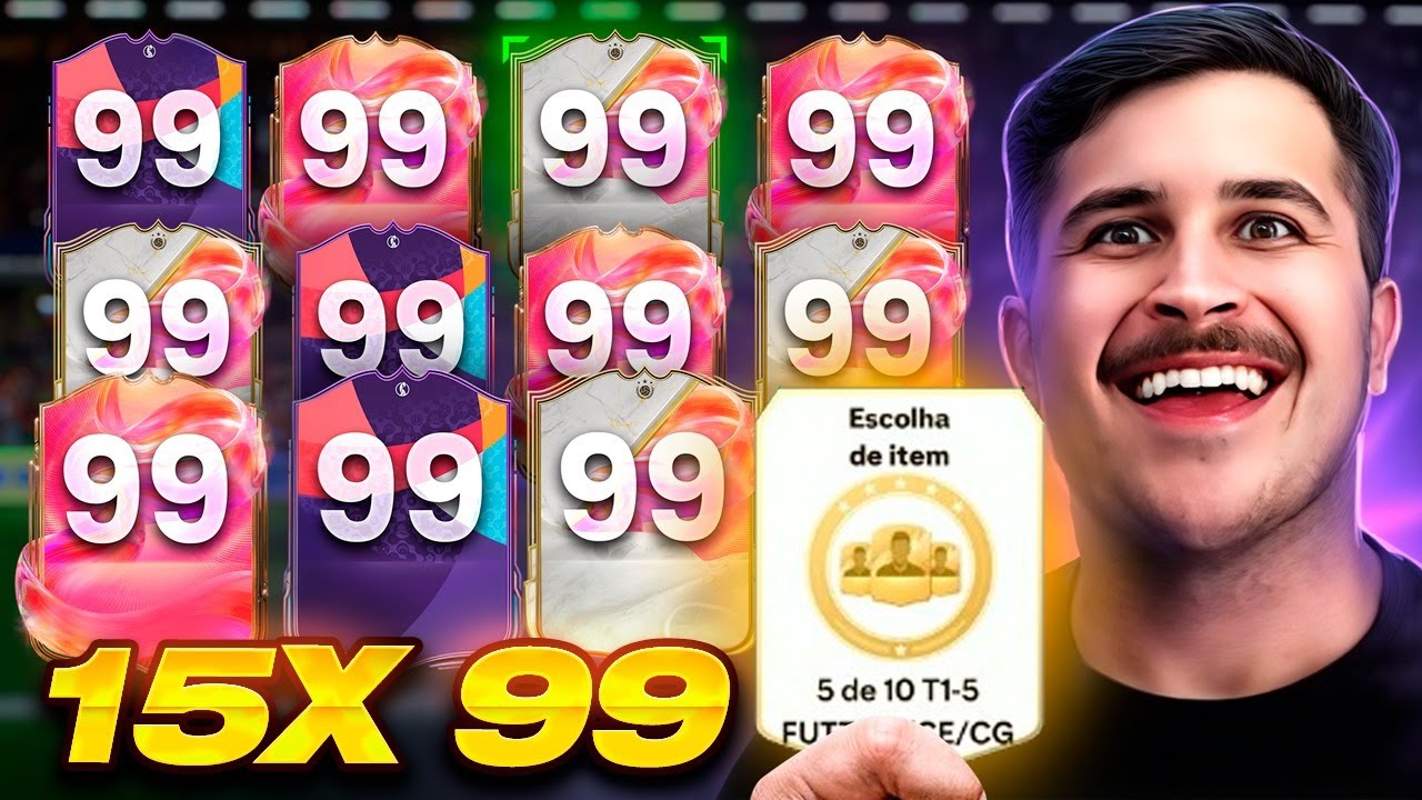 VOLTEI TIRANDO 15 CARTAS 99 NO BANQUETA E CONSEGUI UM JOGADOR QUE TANTO SONHEI!!