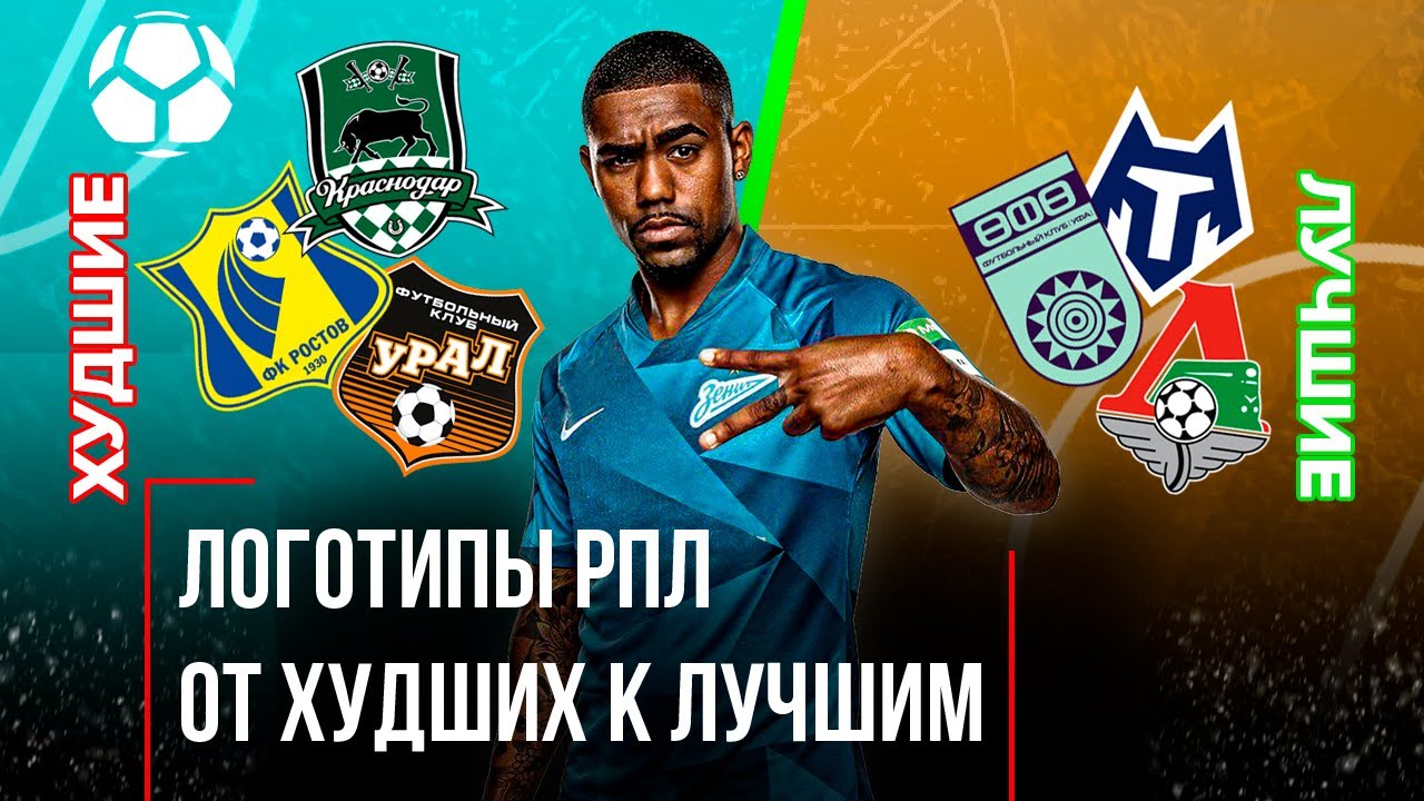Дизайнер оценивает логотипы команд РПЛ | От ХУДШЕГО к ЛУЧШЕМУ