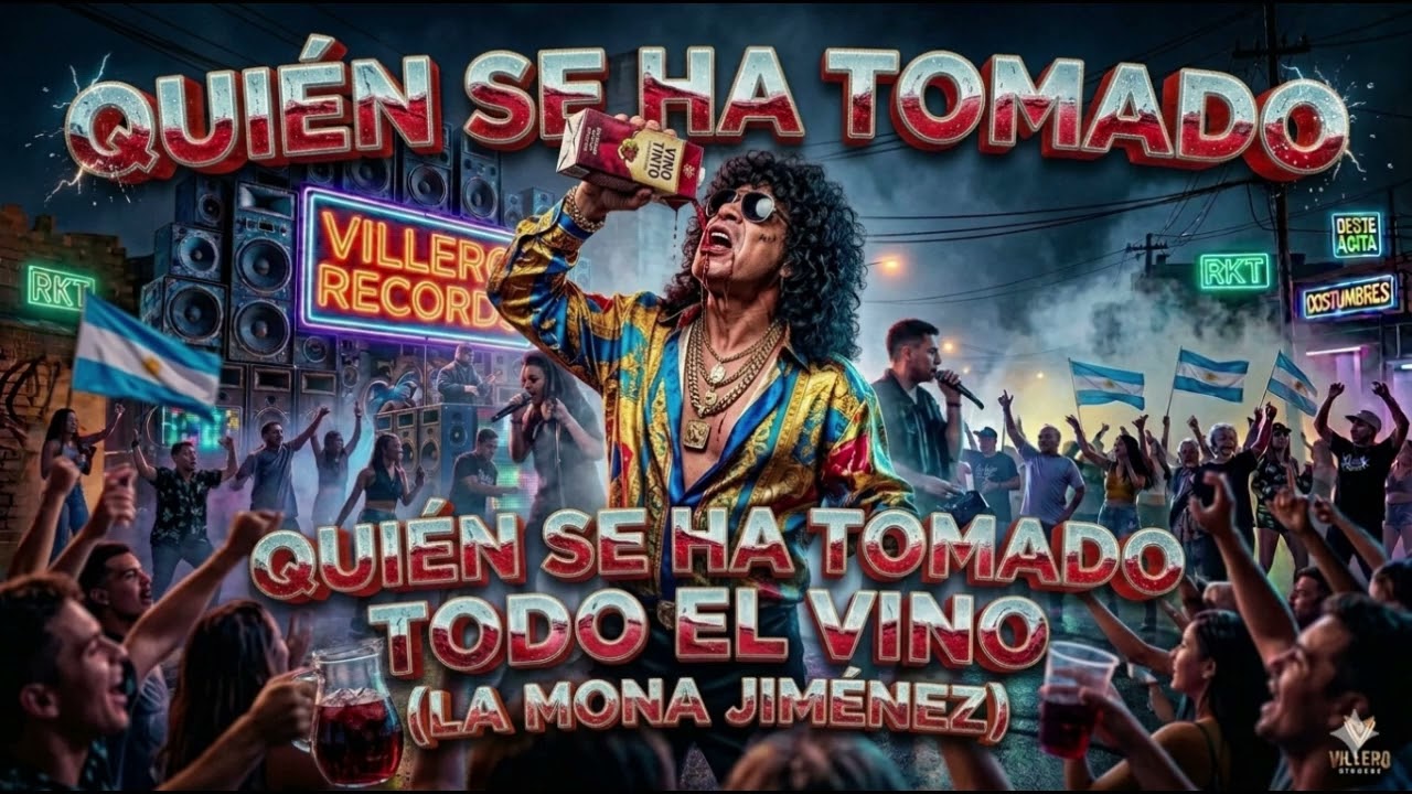 QUIÉN SE HA TOMADO TODO EL VINO (LA MONA JIMÉNEZ) COVER RKT 🔥🍷 | Villero Records 2026