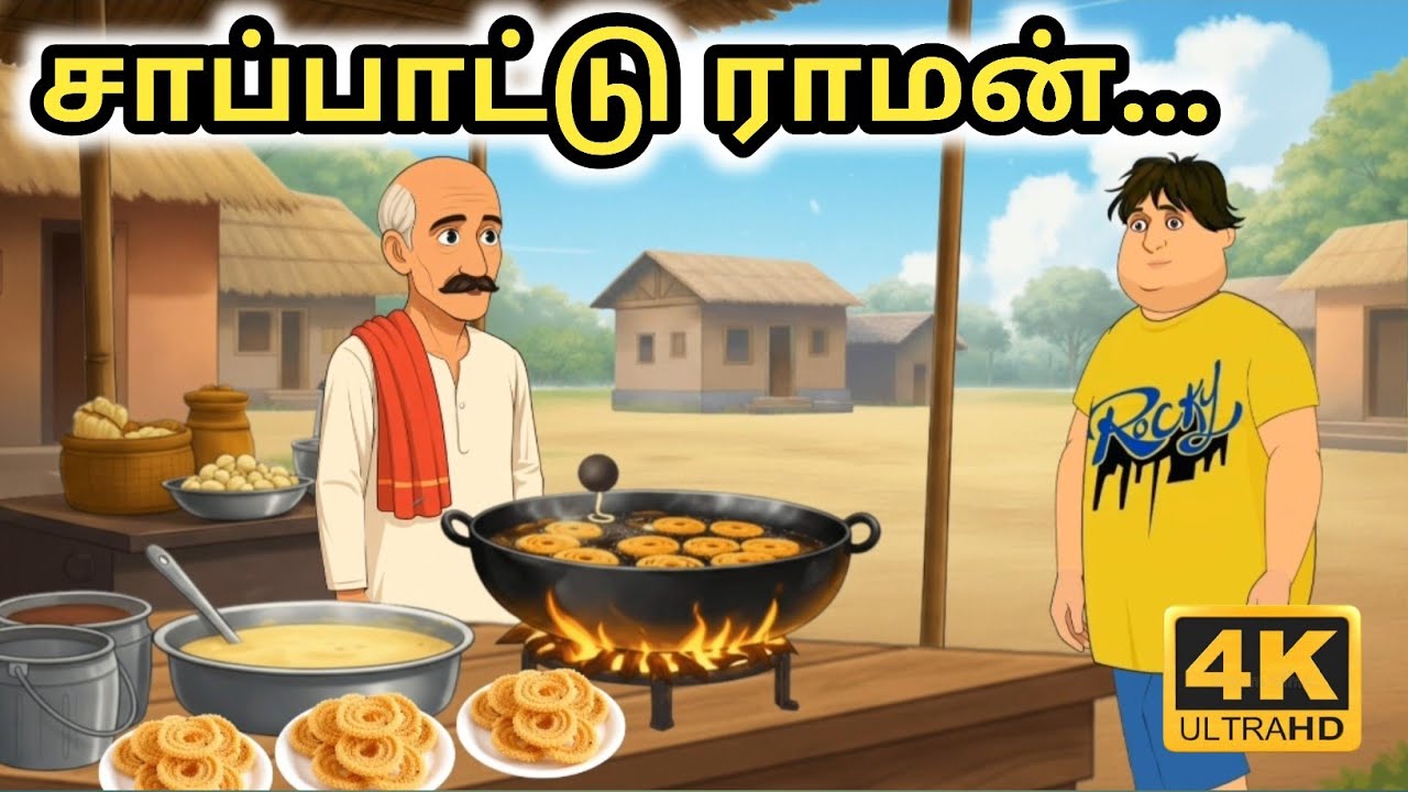 சாப்பாட்டு ராமன் | Story-11 | CHIKKU BUKKU STORIES | Tamil moral stories
