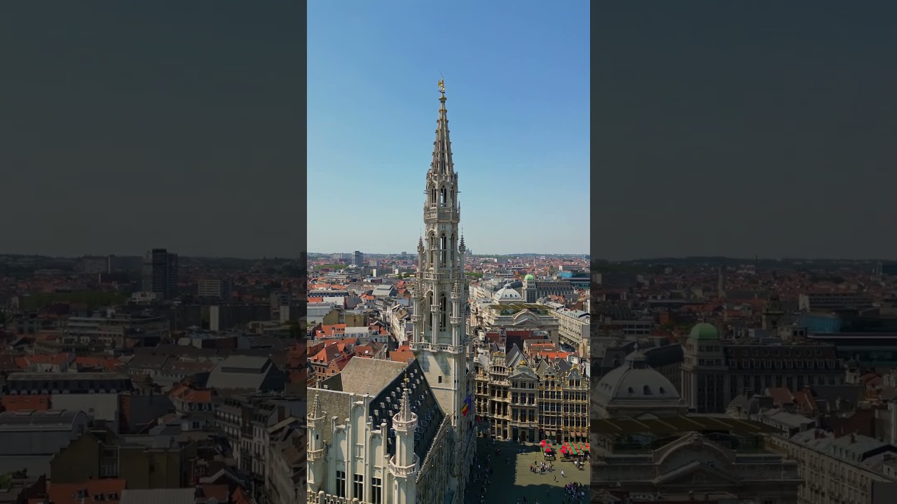 Brussels, Belgium | Summer 2023 | Drone 4k