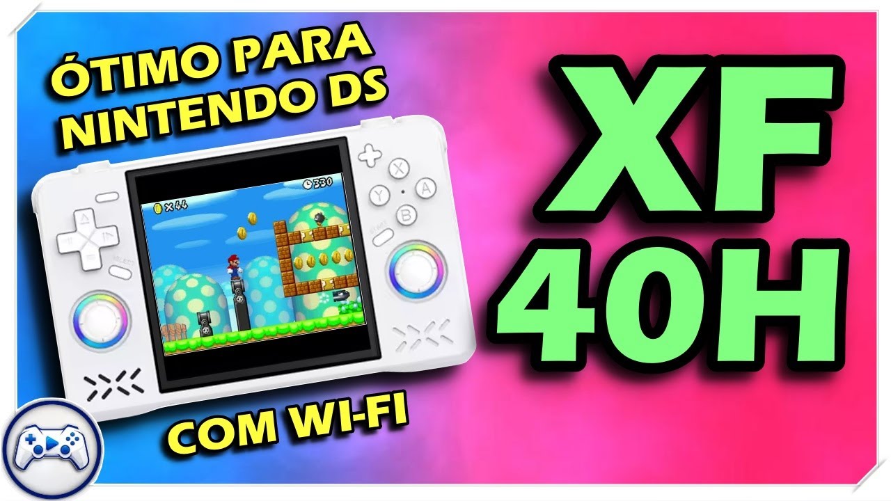 XF40H Melhor Console Portátil para Jogar NINTENDO DS | A Cópia do NINTENDO DS | Console Portátil