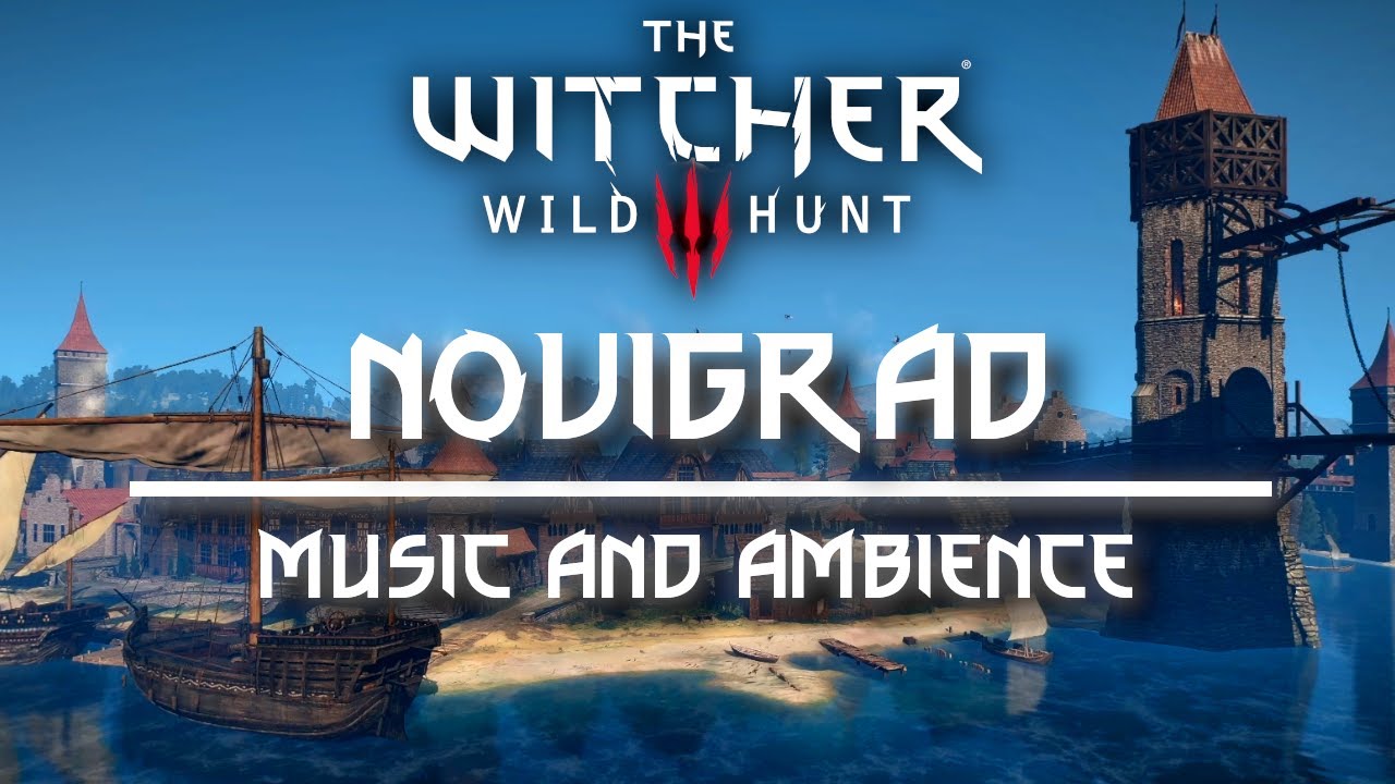 🏙️ Novigrad Music & Ambience | The Witcher 3 | 2 Hours of Relaxing Fantasy Atmosphere