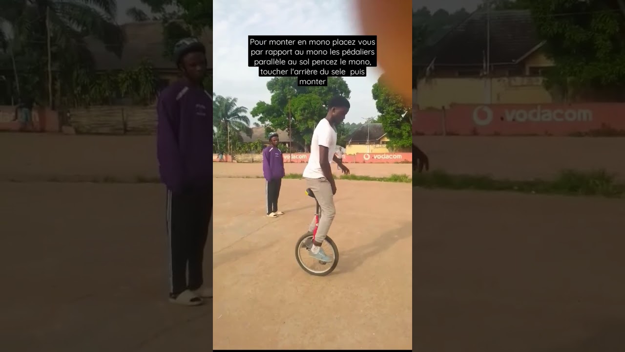 comment monter en monocycle/kikwit RDC sports
