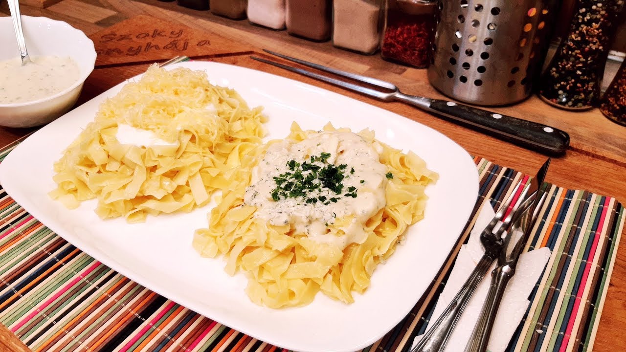 Sajtos tészta, tészta  sajtmártással/ Szoky konyhája  /