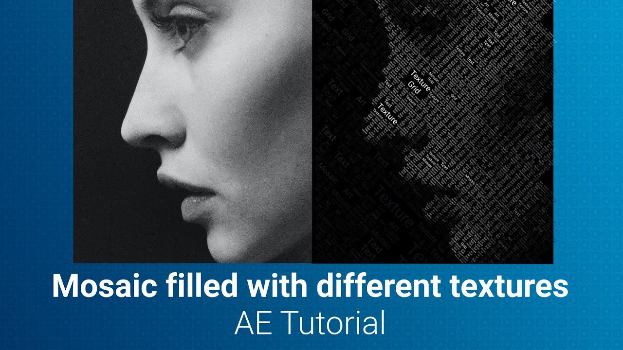 MosaicArt Tutorial. Fill mosaic with different textures.
