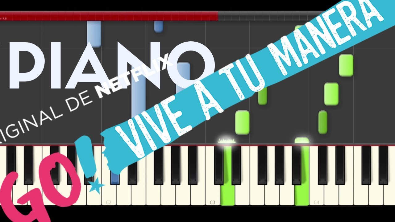 Go! Vive a tu manera  See You Piano Cover Midi tutorial Sheet app  Karaoke