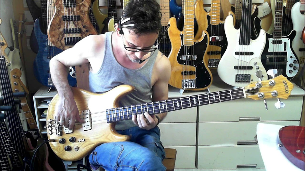Vintage Japanese Bass Guitars: Greco GOB 900 1977 Bass Demonstration / Bass Review