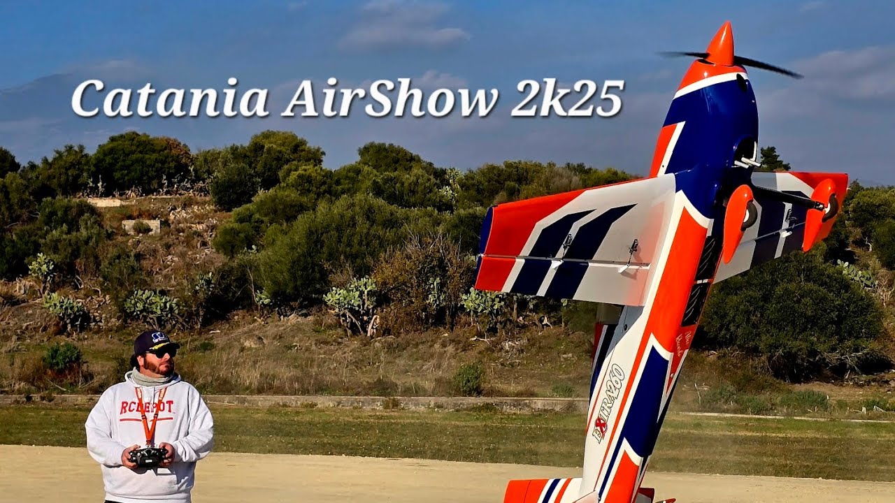 Sicily Catania AirShow 2k25 Demo flight by Sacha Cecconi 