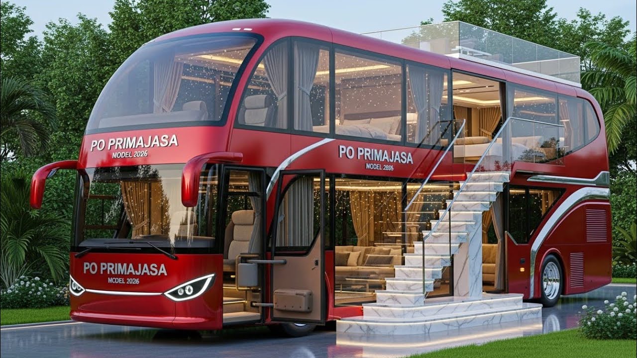 🚍 New Indonesia PO Prima Jasa 2026 MJH Terbaru | Review Full Bus Mewah & Fasilitas Lengkap 2026!